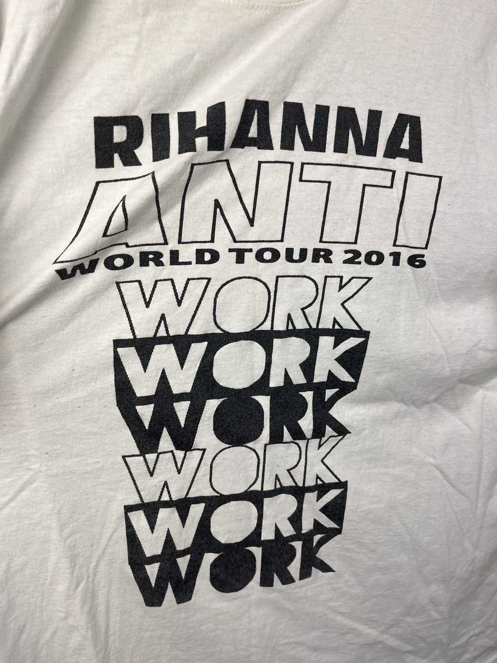 Rap Tees × Rihanna × Tour Tee ❤️‍🔥Men’s T-Shirt … - image 3