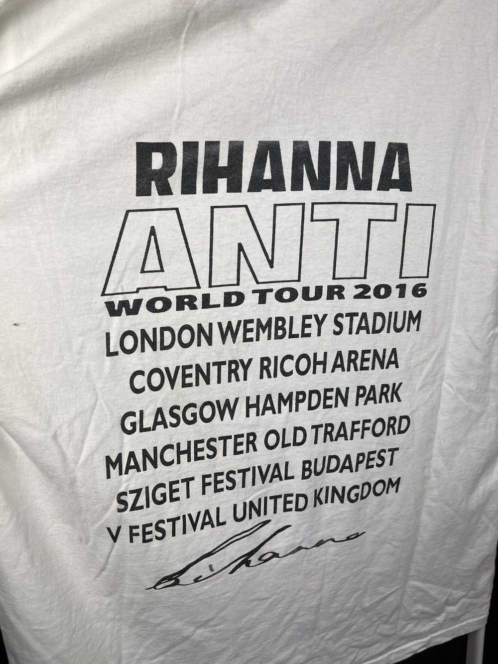 Rap Tees × Rihanna × Tour Tee ❤️‍🔥Men’s T-Shirt … - image 4