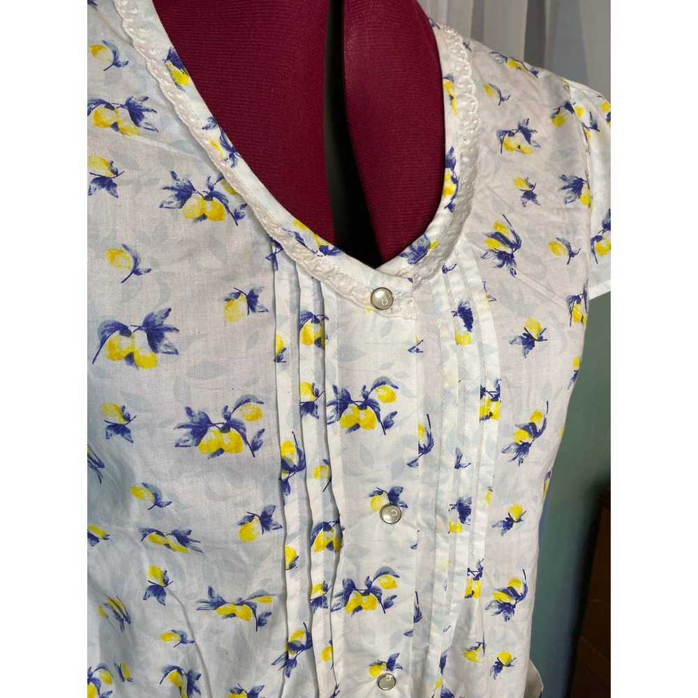 house dress frolicking dress lemon print - image 2