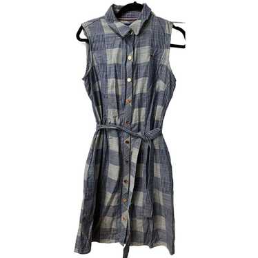 Tommy hilfiger Patchwork button down dress size 8