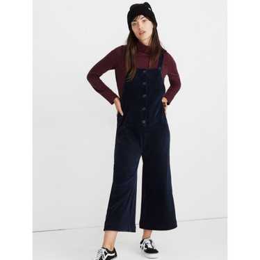 Madewell Texture & Thread Velour Corduroy Overalls