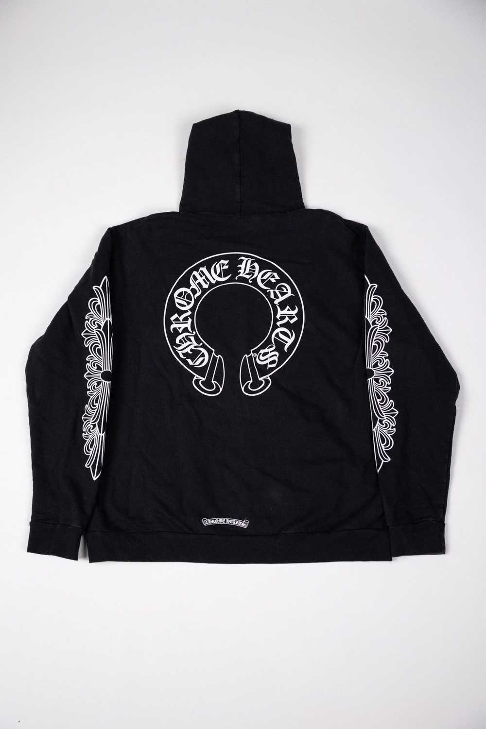 Chrome Hearts Chrome Hearts Horseshoe Zip Up Hood… - image 2