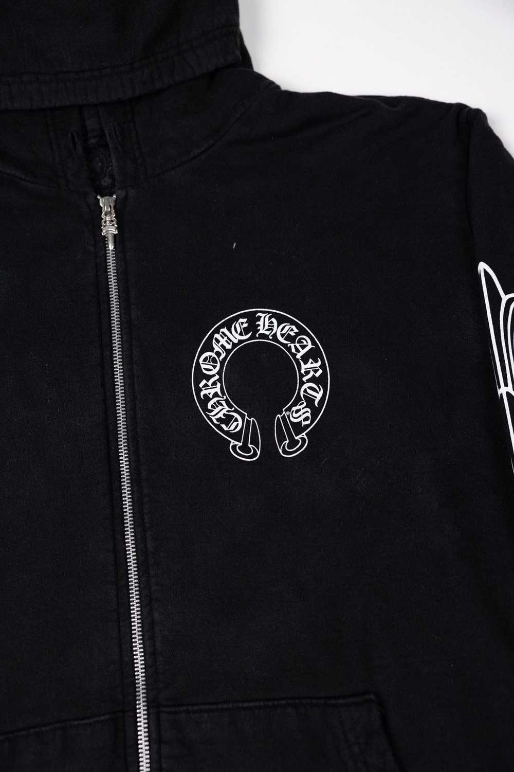 Chrome Hearts Chrome Hearts Horseshoe Zip Up Hood… - image 3