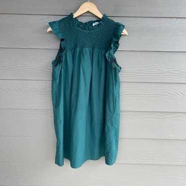 Anthropologie THML smocked mini dress