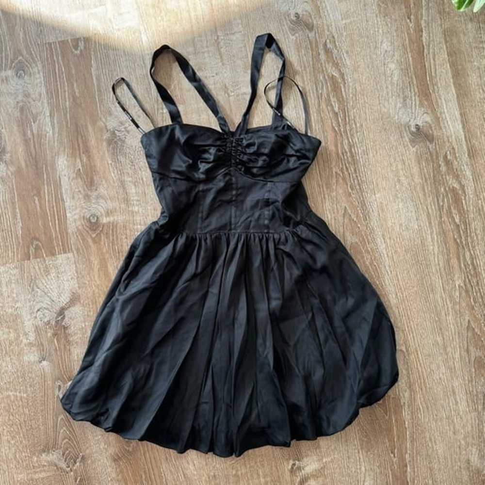 Black Bebe Vintage Corset Dress - image 4