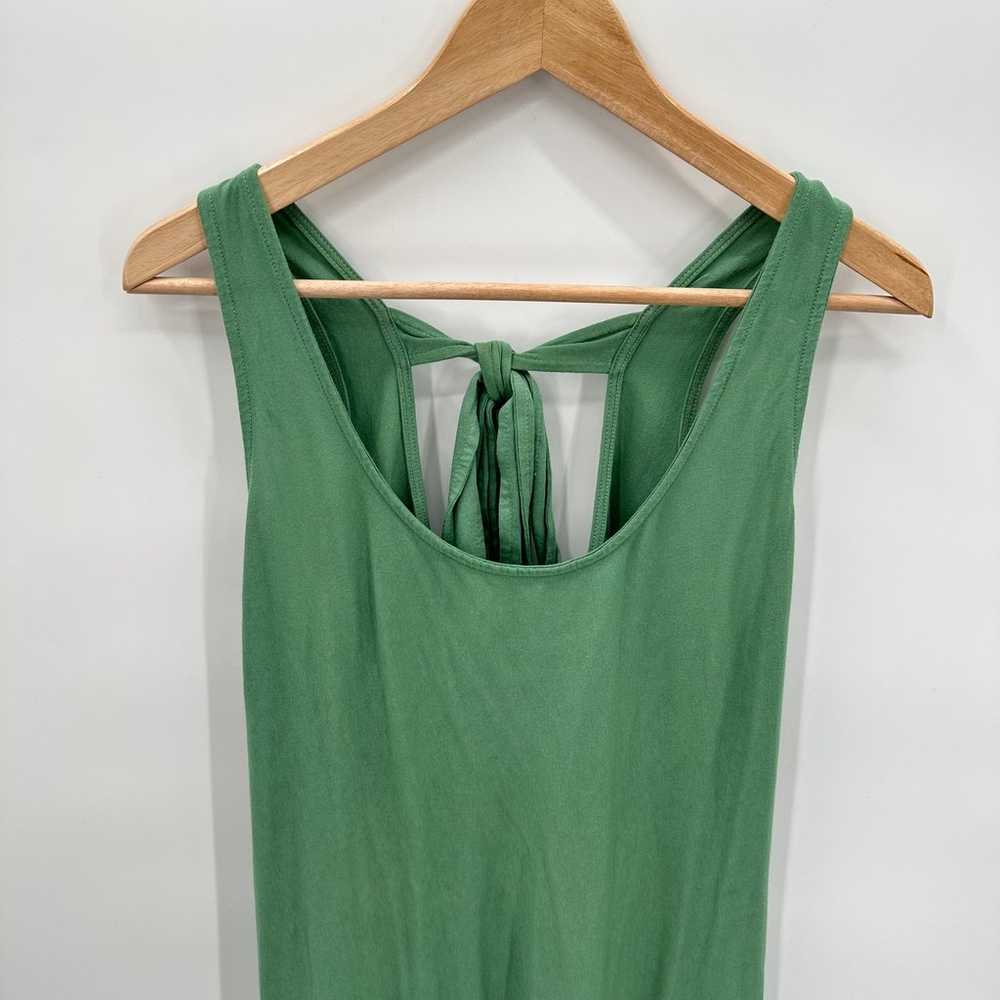 MICHAEL STARS Green Cotton Jersey Shift Dress // M - image 2