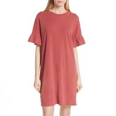 The GREAT. Ruffle Sleeve Dress