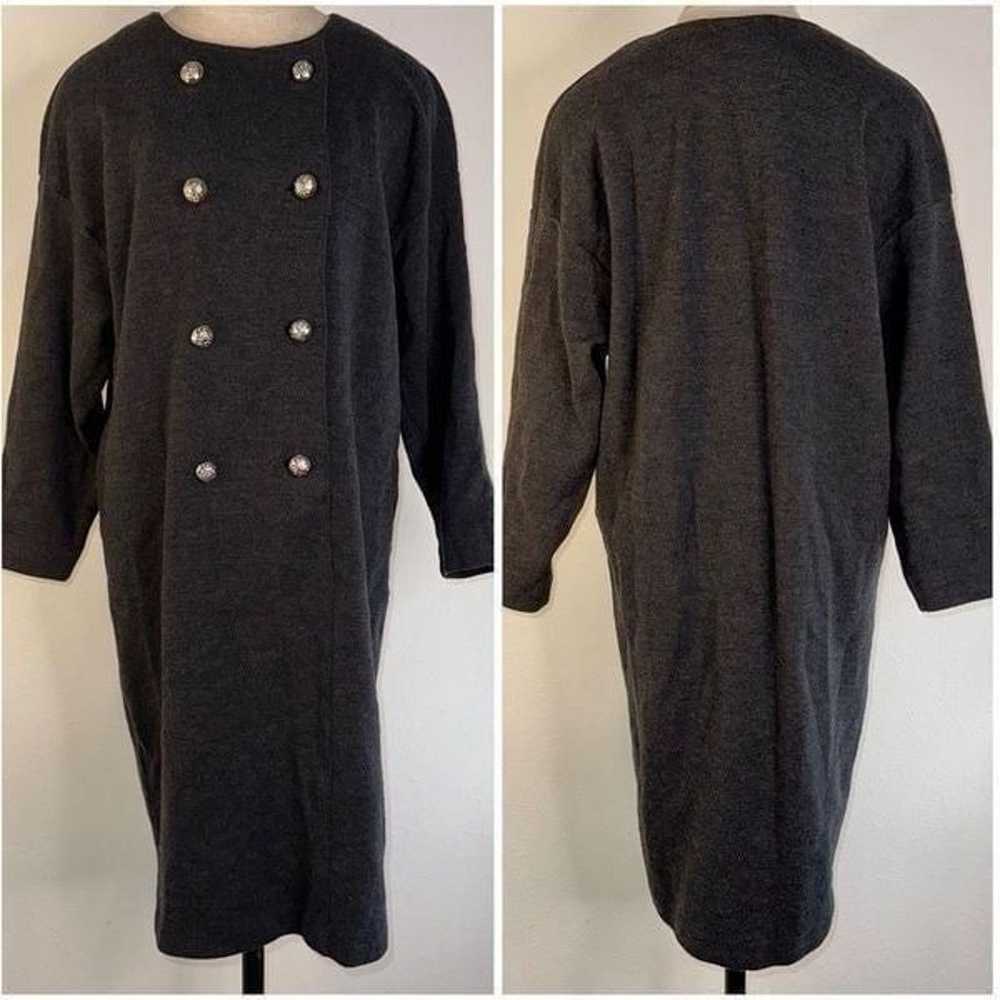 Adrienne Vittadini Womens Vintage 80s Wool Double… - image 1