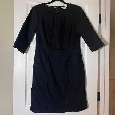 Boden Black Denim Cotton Dress Size 8