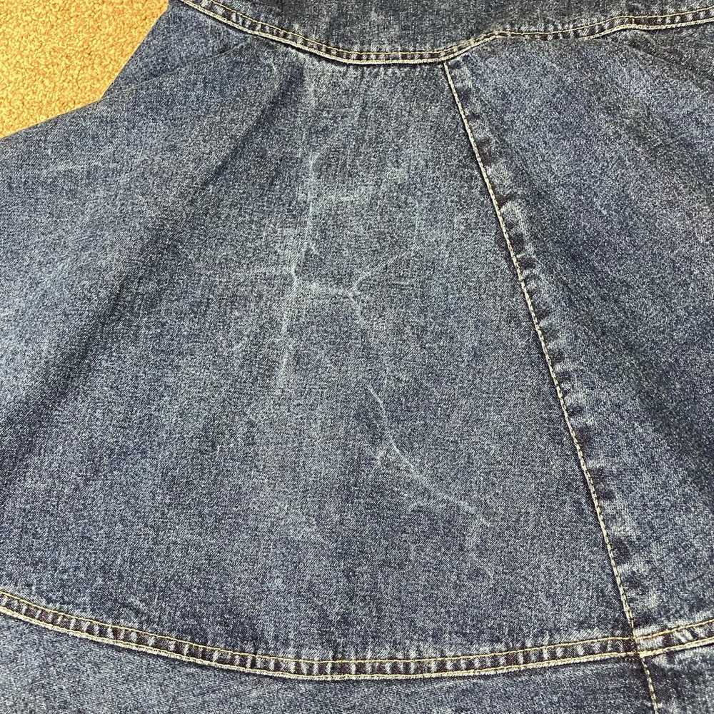 VTG Byblos Denim Dress Women's 8 Batwing Long Sle… - image 10