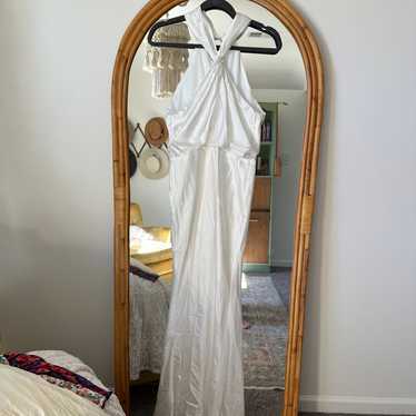 Lulus’ White Satin Dress