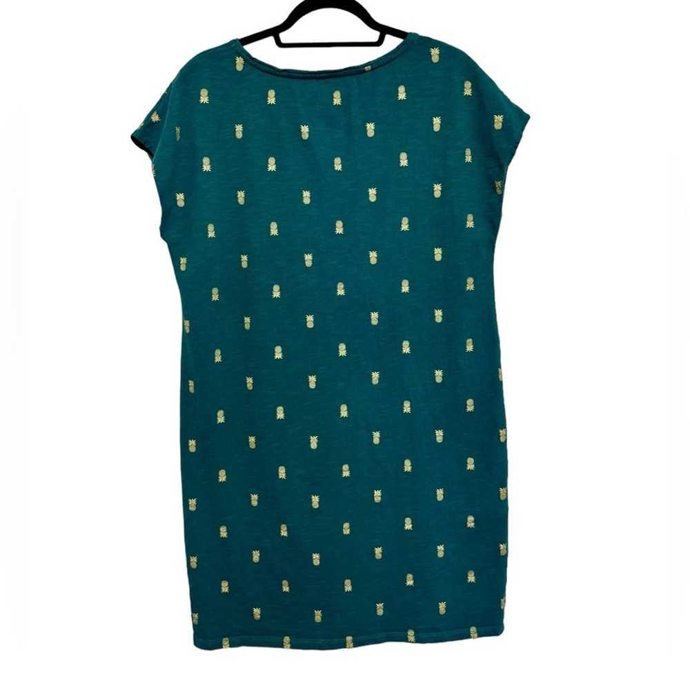 Boden Pineapple Print 100% Cotton Shirt Dress - S… - image 2