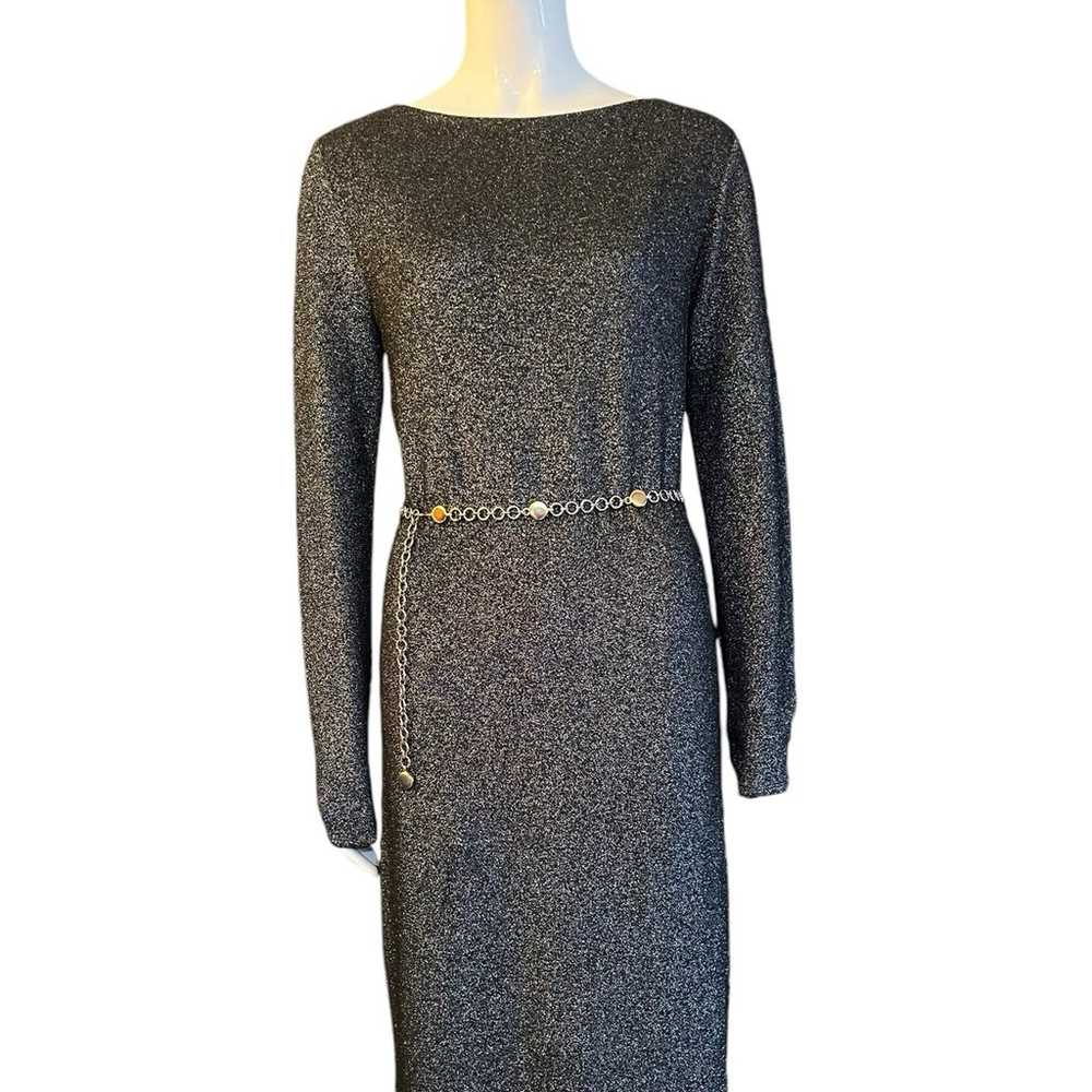 TED BAKER Shimmer Body Con Dress sz 5/US size 10/… - image 2