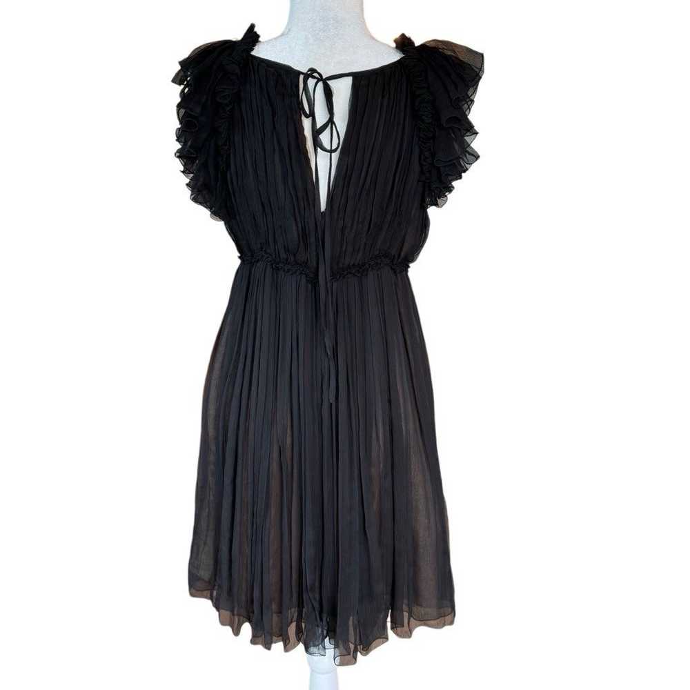 Leon Max Limited Edition Black 100% Silk Dress Si… - image 3