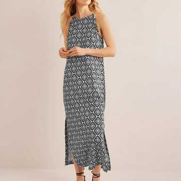 Boden Racer Neck Jersey Midi Dress