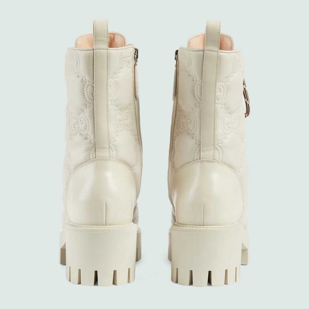 Gucci Leather boots - image 3