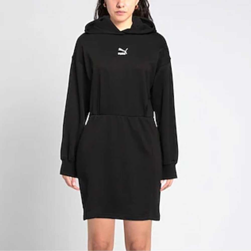 PUMA Black Women's Classics Hooded Logo Front Lon… - image 2