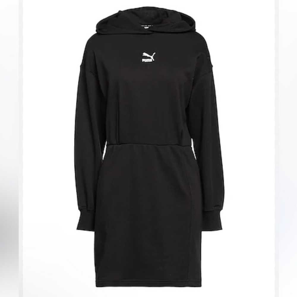 PUMA Black Women's Classics Hooded Logo Front Lon… - image 4