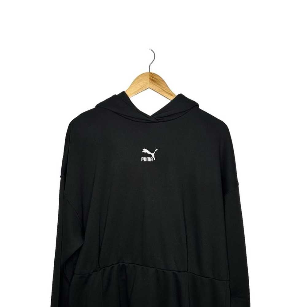 PUMA Black Women's Classics Hooded Logo Front Lon… - image 9