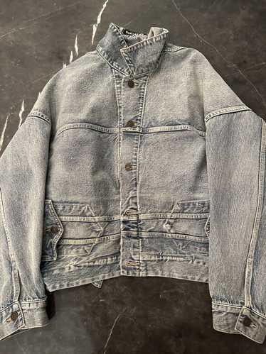 Balenciaga SS23 UPSIDE DOWN DENIM JACKET