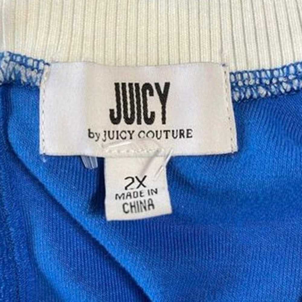 Juicy By Juicy Couture 2X One Piece Blue Terry Cl… - image 3