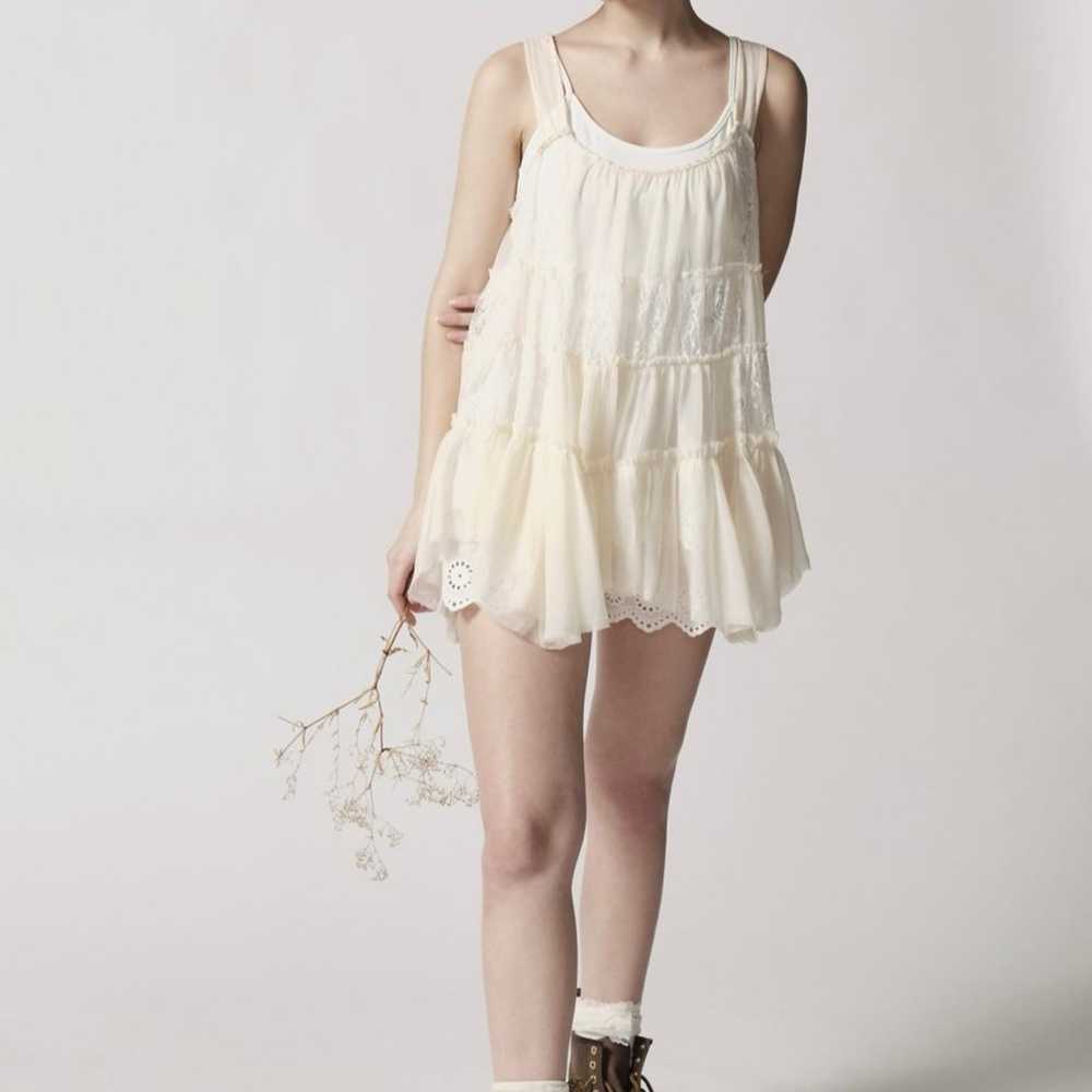 Urban outfitters Jillian Lace Babydoll Mini Dress… - image 1