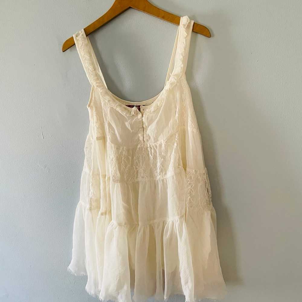 Urban outfitters Jillian Lace Babydoll Mini Dress… - image 3