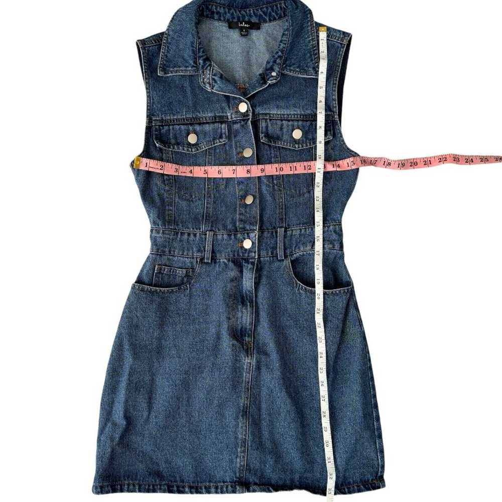 Lulus Ready to Charm Medium Wash Denim Mini Dress - image 5