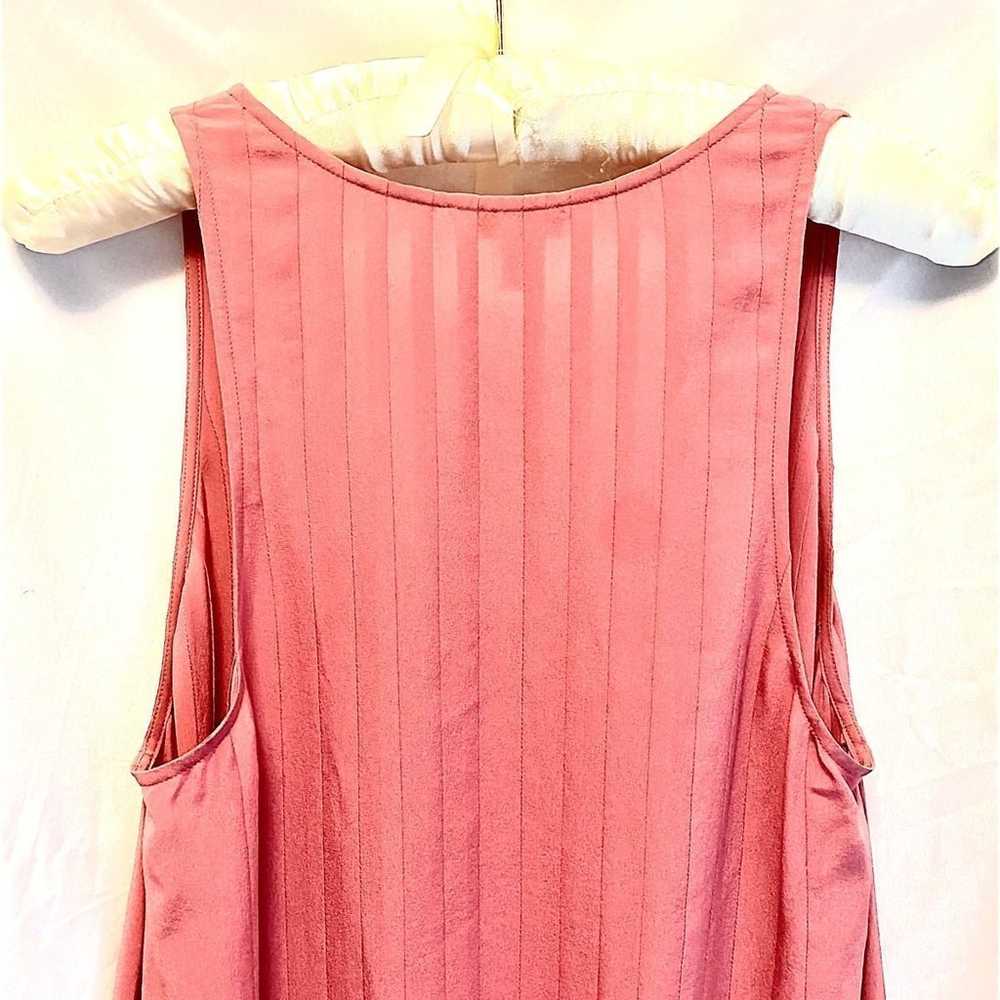 JOIE luxury brand Dusty Rose 100% Silk Pleated Sh… - image 11