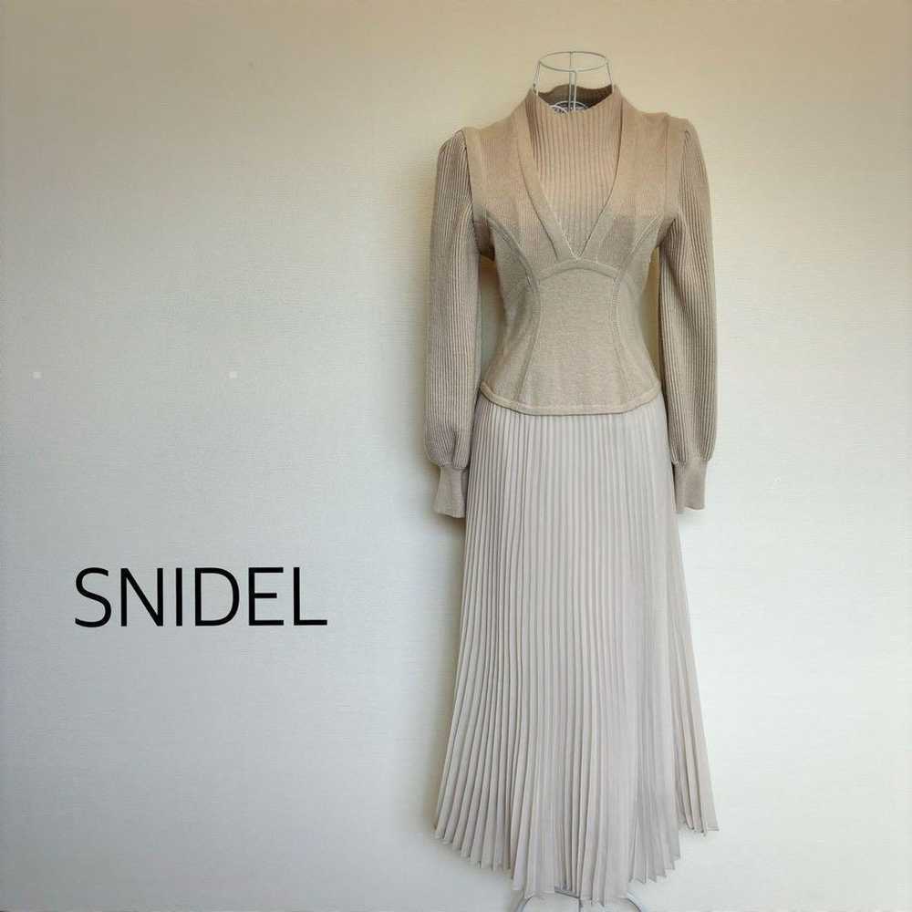 Snidel Knit Corset Docking Dress - image 2