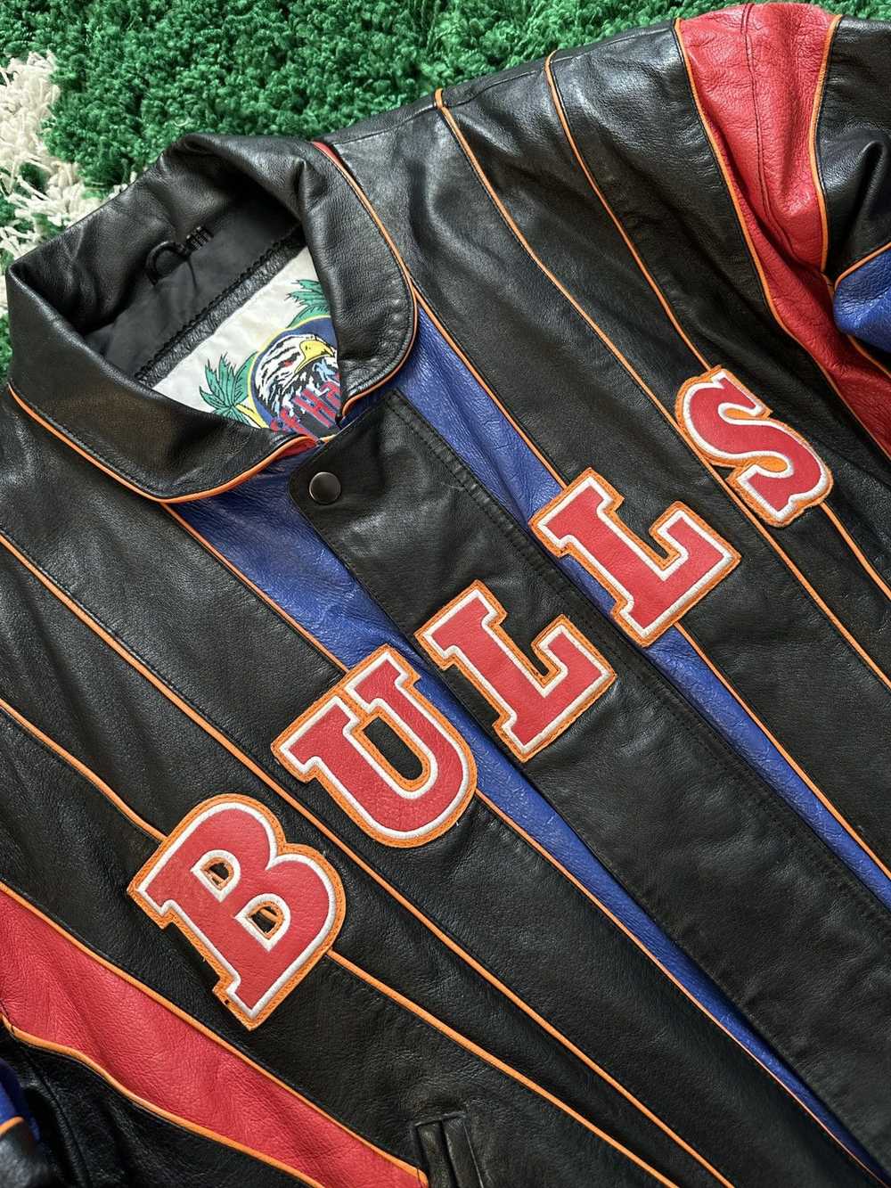 Chicago Bulls × Jeff Hamilton × Leather Jacket Je… - image 4