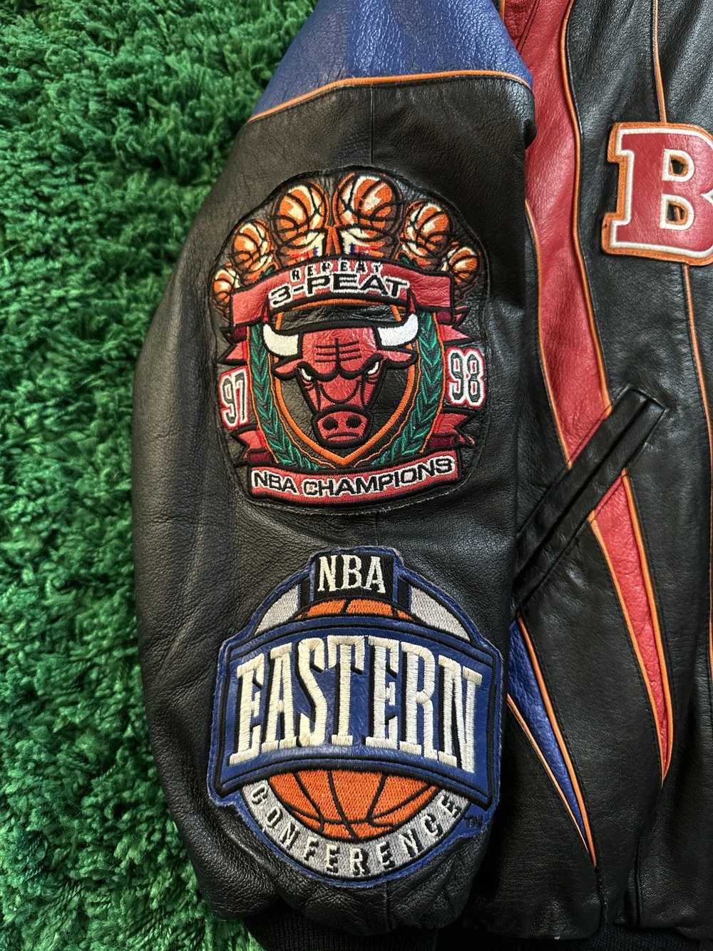 Chicago Bulls × Jeff Hamilton × Leather Jacket Je… - image 5