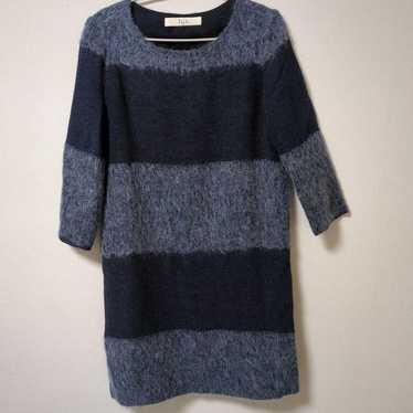 ✿Tela One-Piece✿ TELA Blue Striped Mohair Blend 9… - image 1