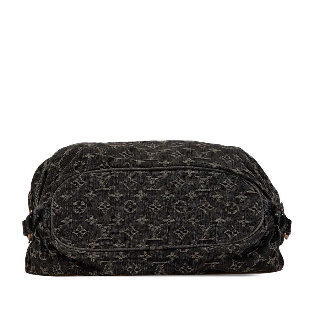 Black Louis Vuitton Monogram Denim XS Shoulder Bag - image 3