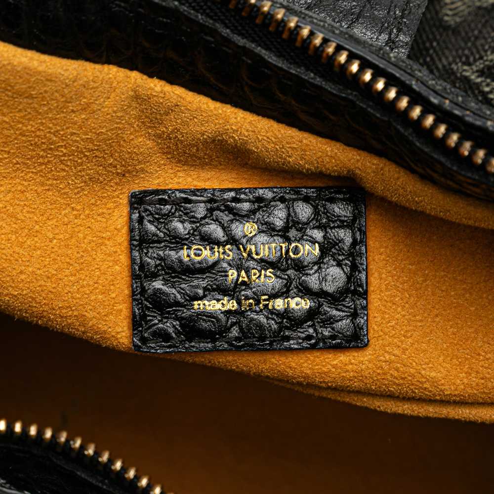 Black Louis Vuitton Monogram Denim XS Shoulder Bag - image 5