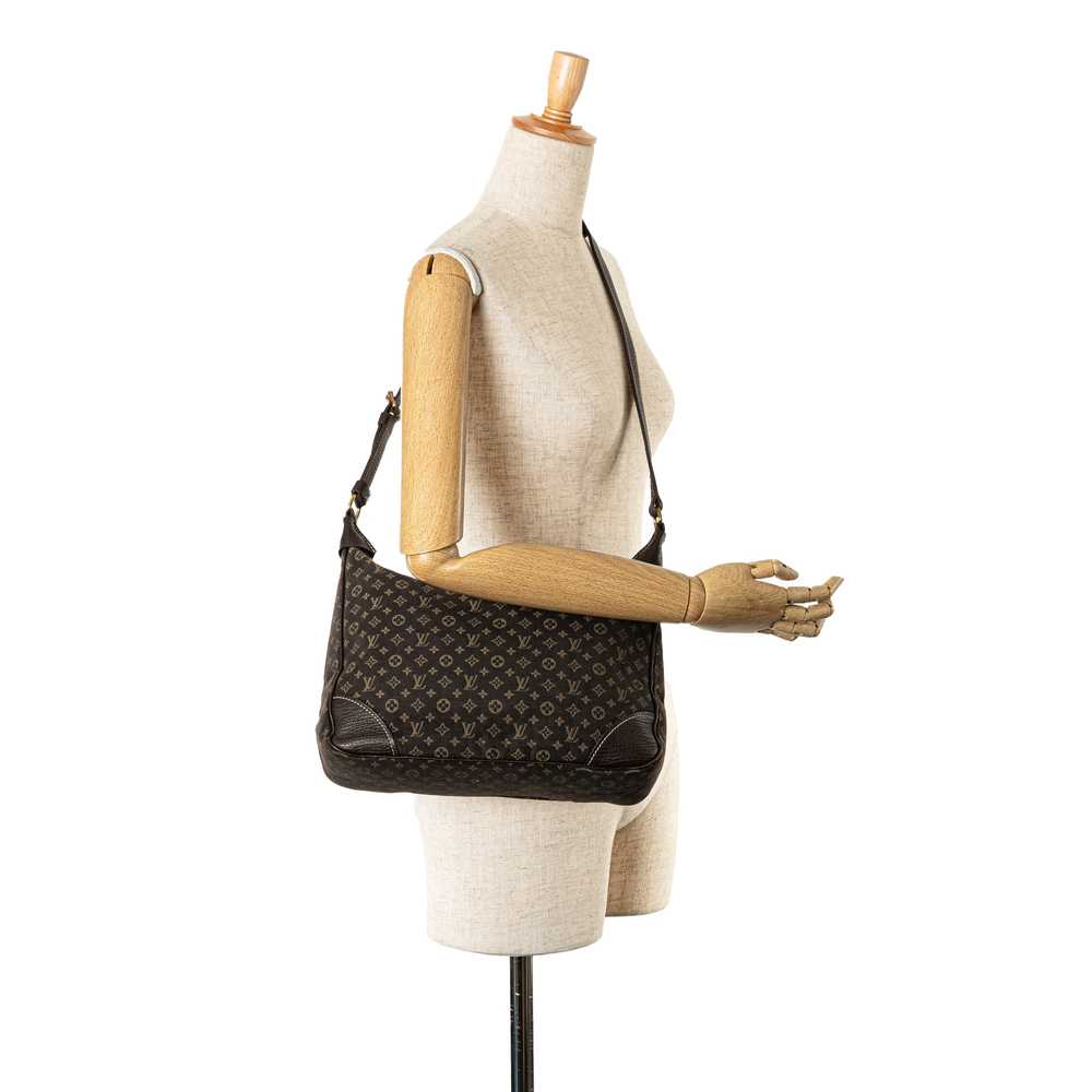 Black Louis Vuitton Monogram Mini Lin Boulogne Sh… - image 6