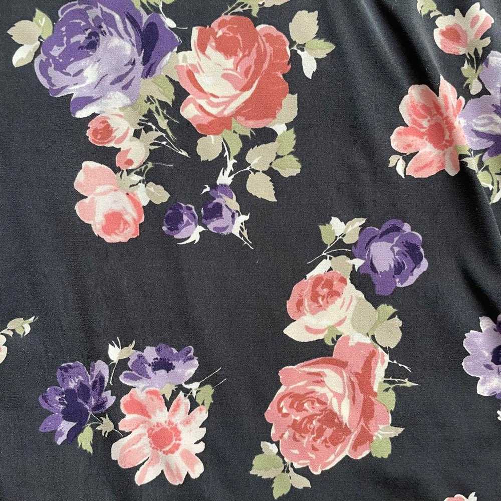 Laura Ashley Long One-Piece Dress Floral Pattern … - image 11