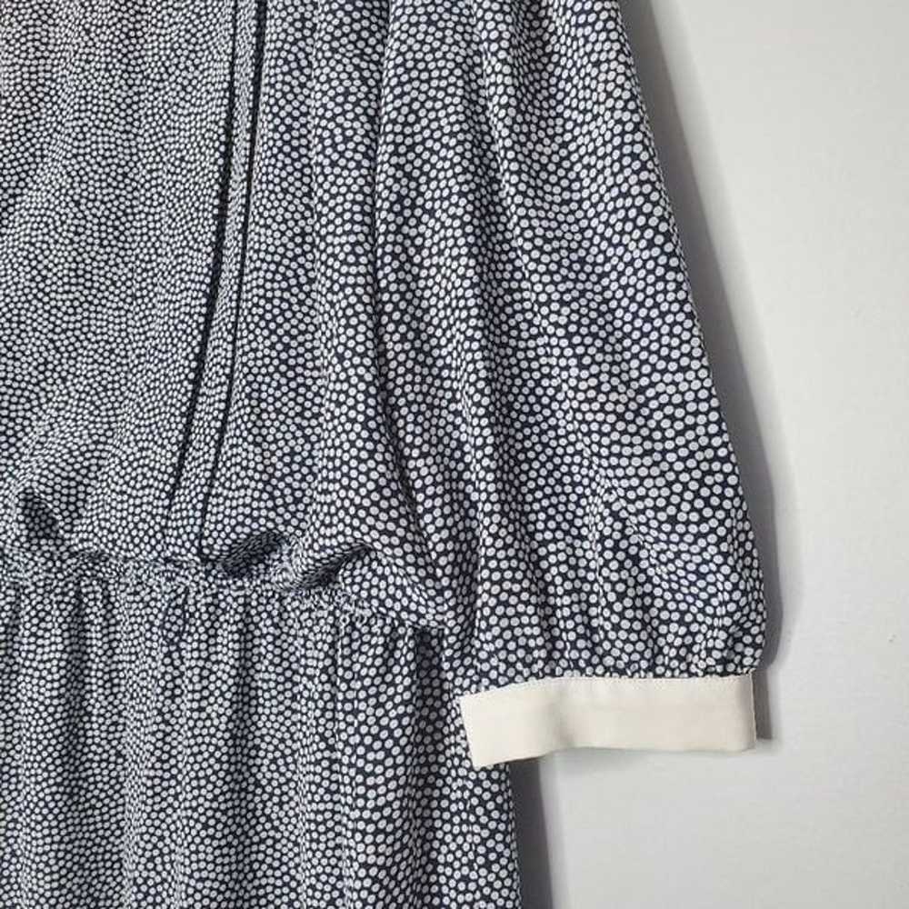 Liz Robert's 14 Vintage Long Sleeve Dress Blue Na… - image 3