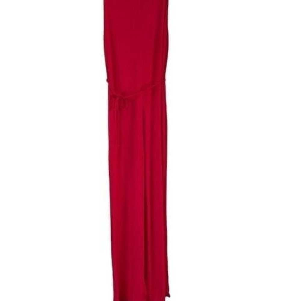 Zara Hot Pink Ribbed Sleeveless Jumpsuit Size Lar… - image 3