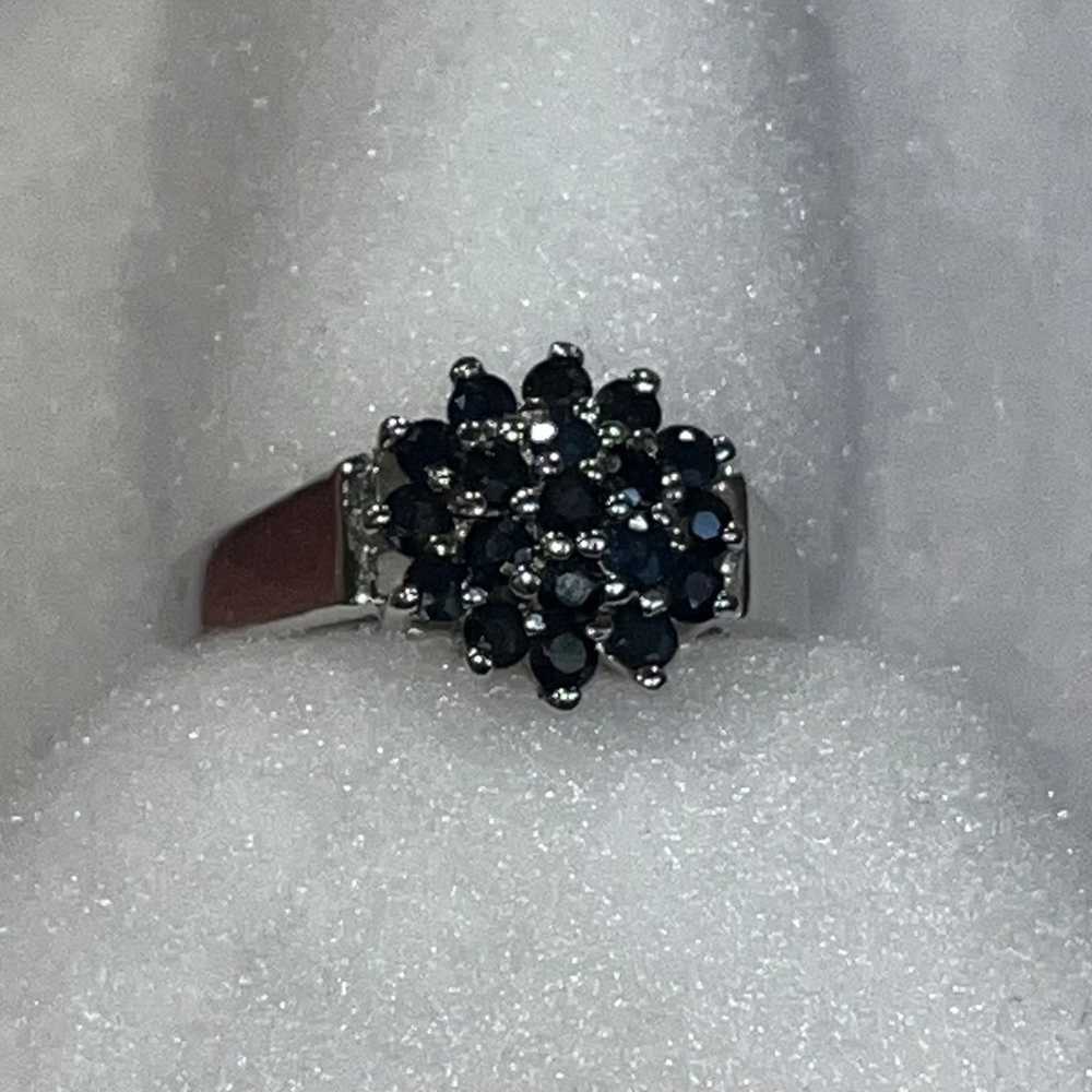 925 Silver Sapphire Ring - image 2