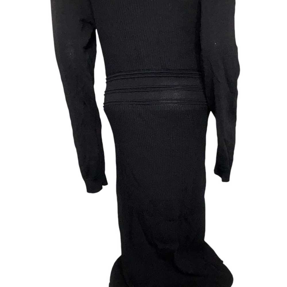 Large Gabrielle Union New York & Co Black L/S Rib… - image 12