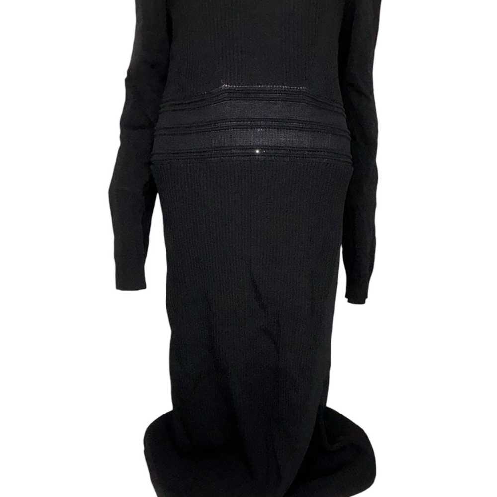 Large Gabrielle Union New York & Co Black L/S Rib… - image 4