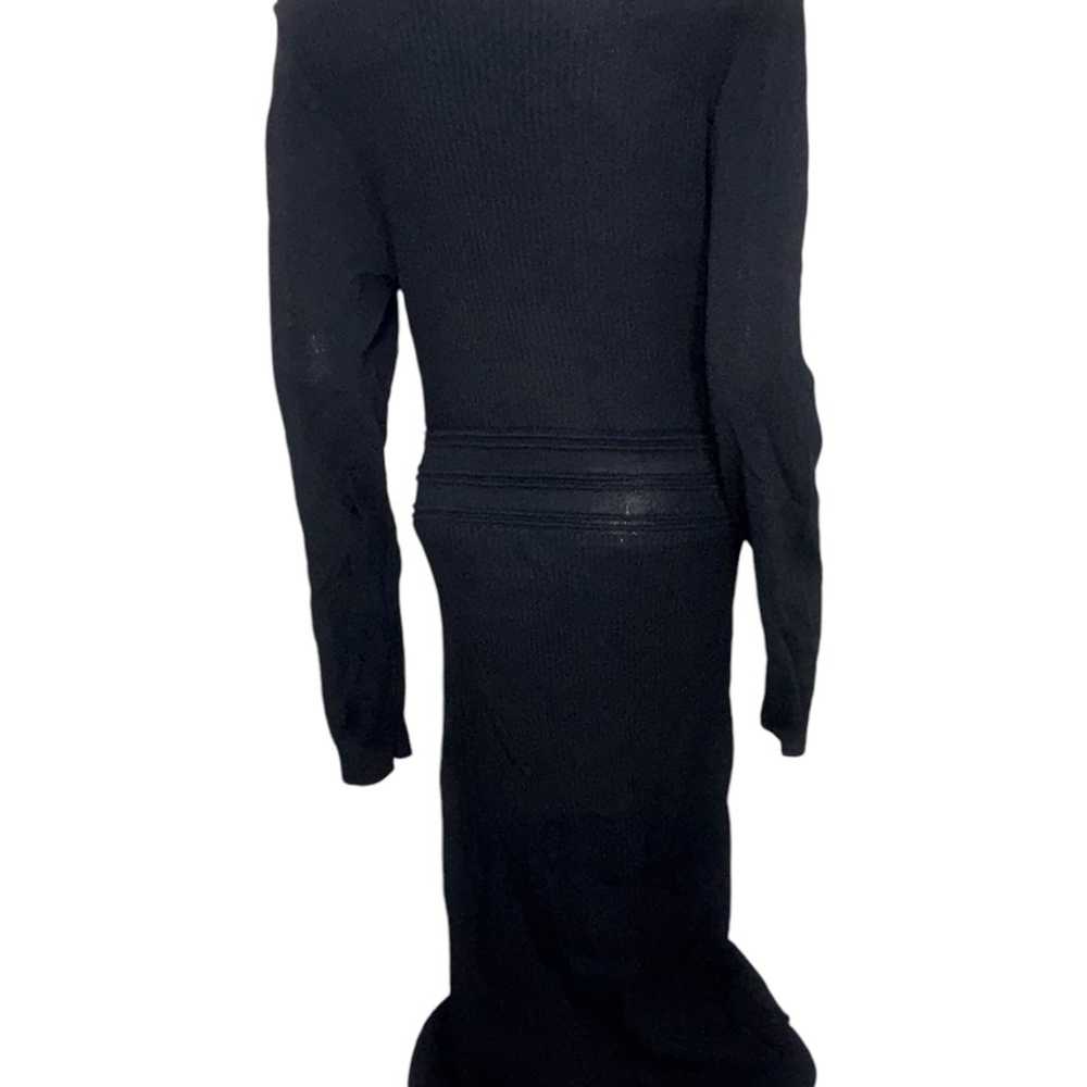 Large Gabrielle Union New York & Co Black L/S Rib… - image 7