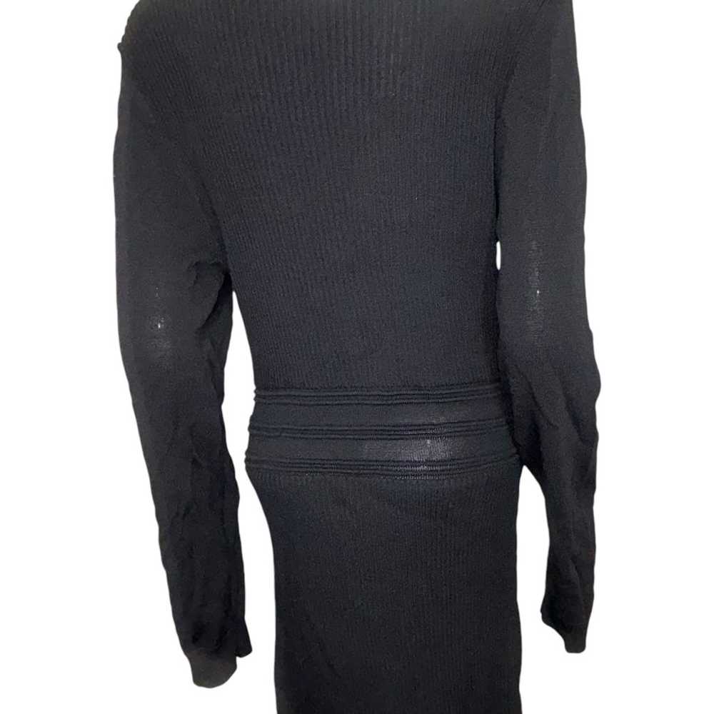 Large Gabrielle Union New York & Co Black L/S Rib… - image 9