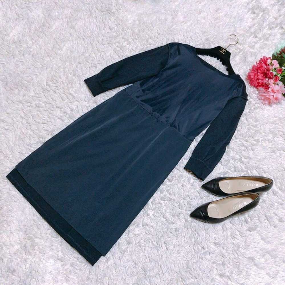 PLST Dress Navy S - image 5