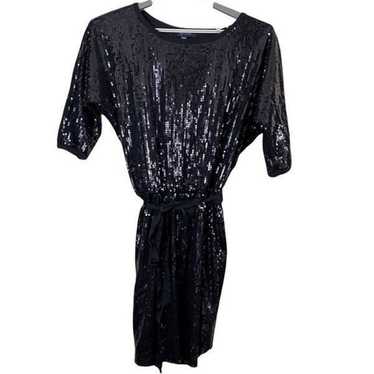 Karen Kane Black Sequined Dress Size Small