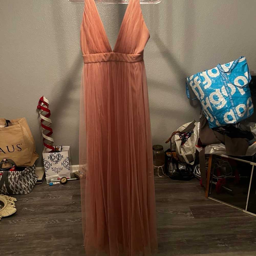 Windsor Pink Chiffon Maxi Dress - small - image 2