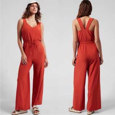 Athleta Rust Red Currant Savannah Jumpsuit Womens 