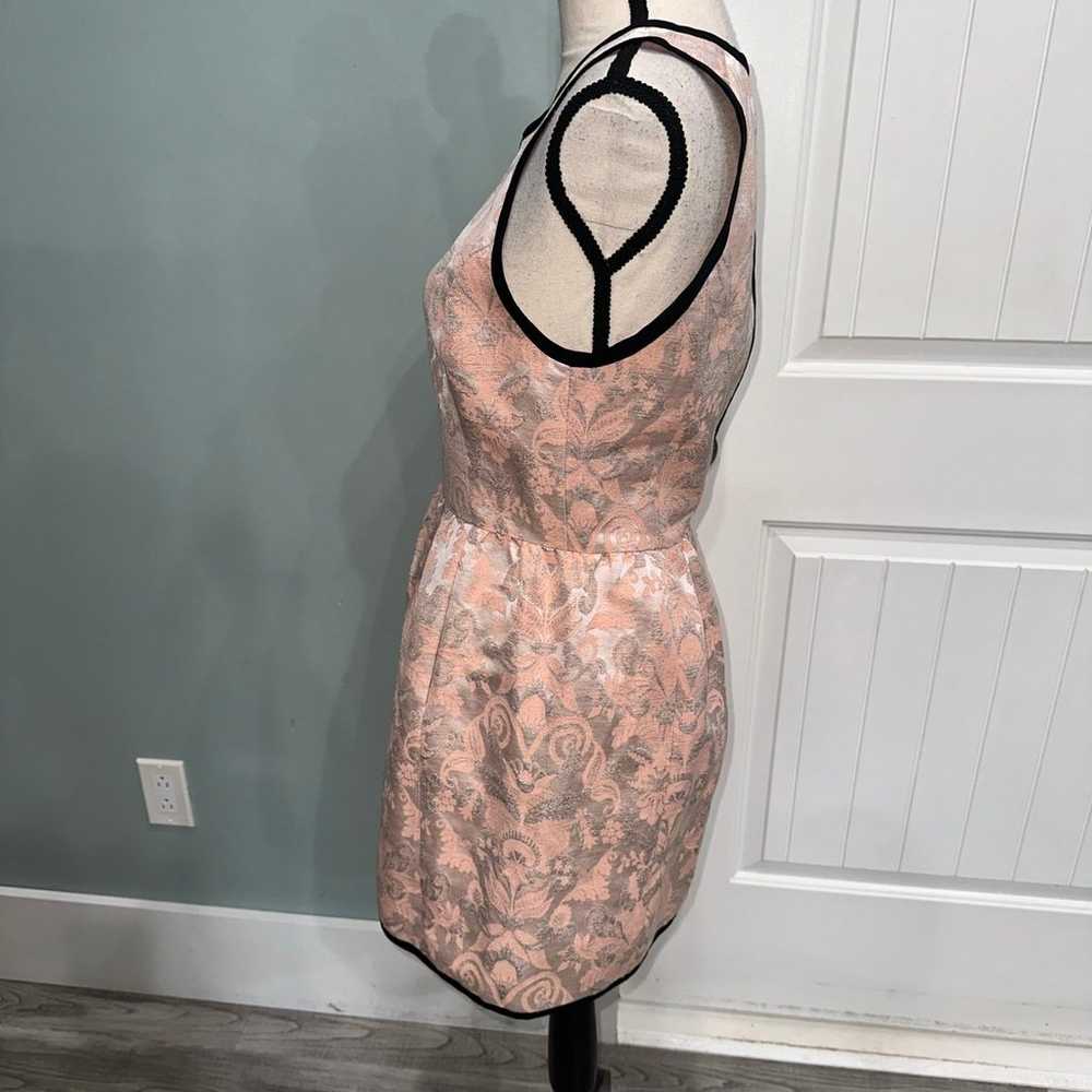 Wilfred Blush Pink Jacquard open back mini dress … - image 4