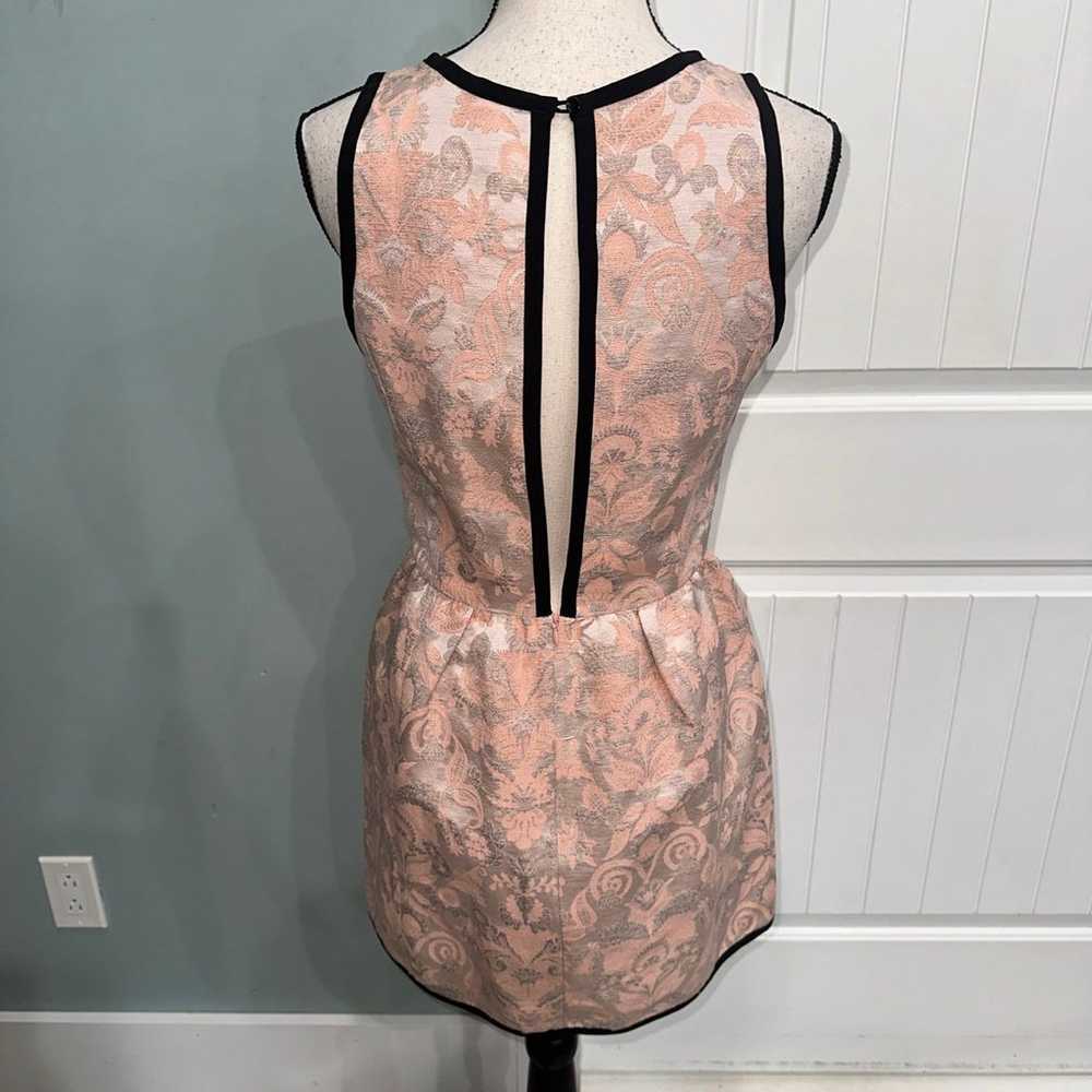 Wilfred Blush Pink Jacquard open back mini dress … - image 5